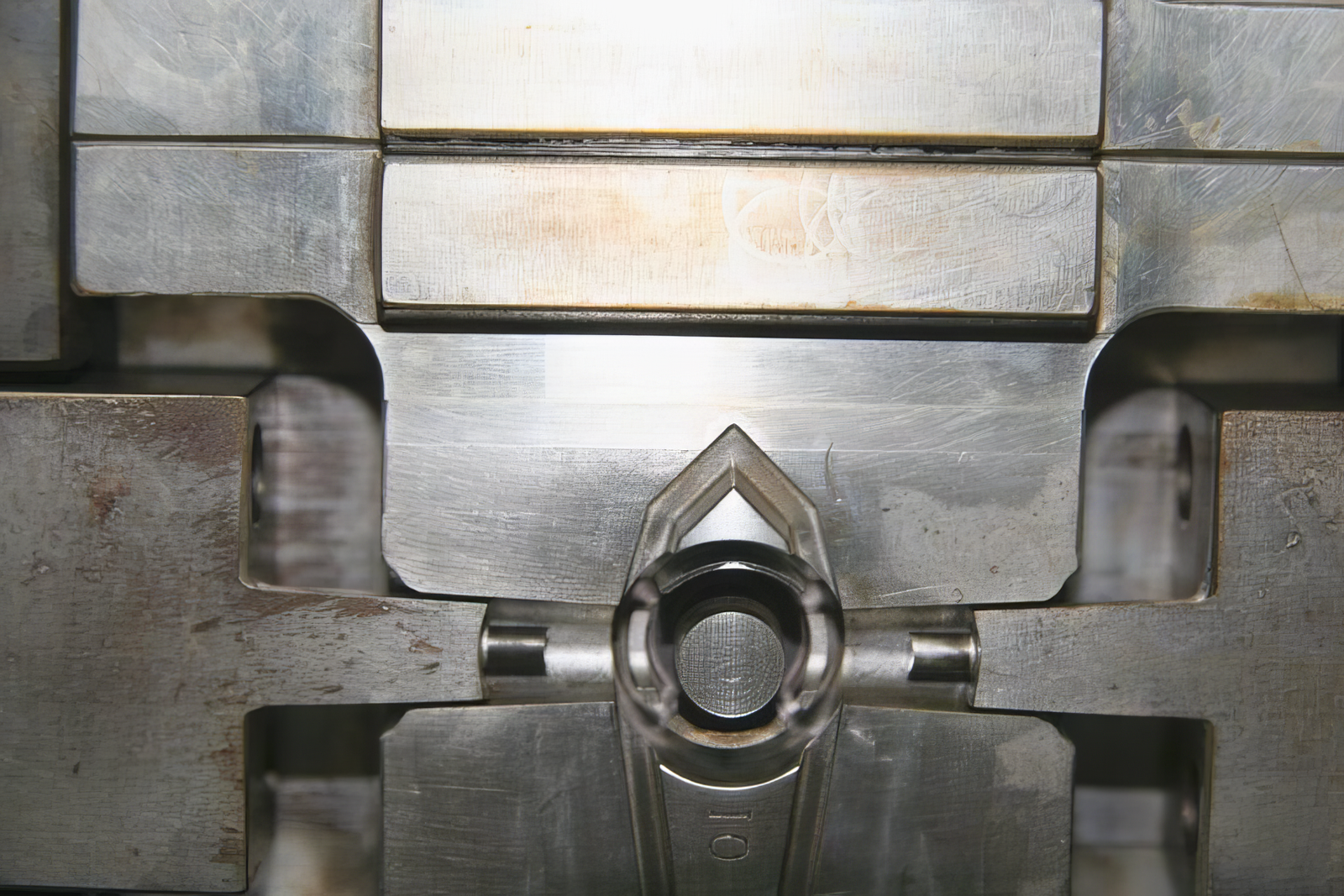 Molde después de la limpieza con hielo seco